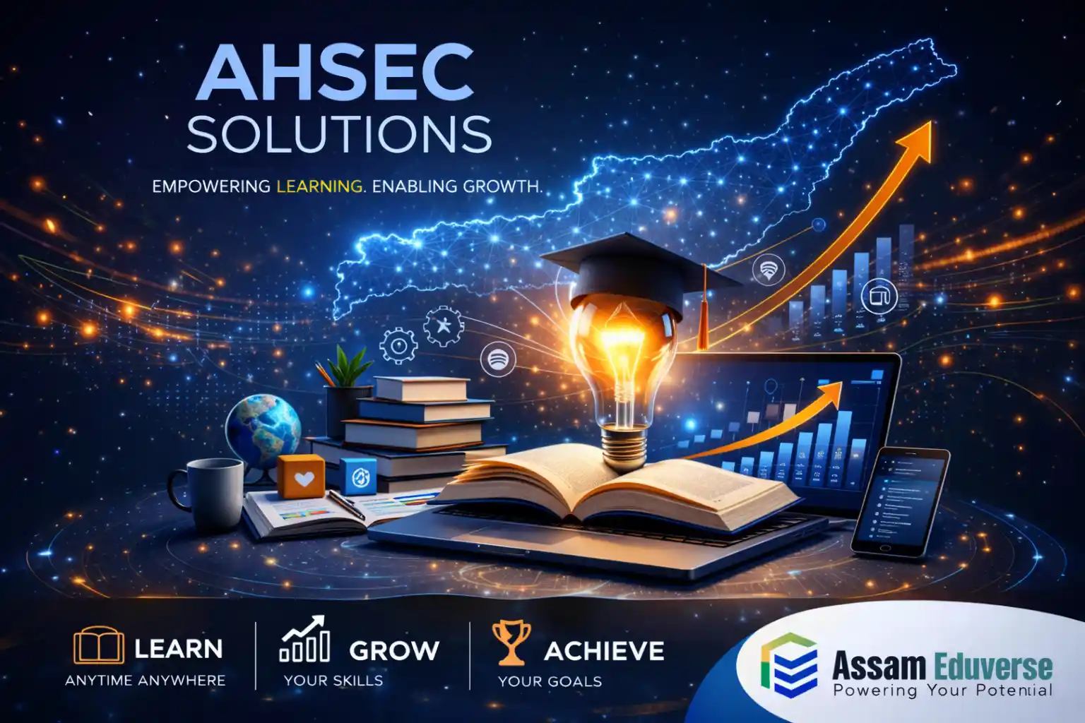 AHSEC Solutions for Class 11 and 12 (2026-2027)– Assam Board & ASSEB Solutions by Assam Eduverse
