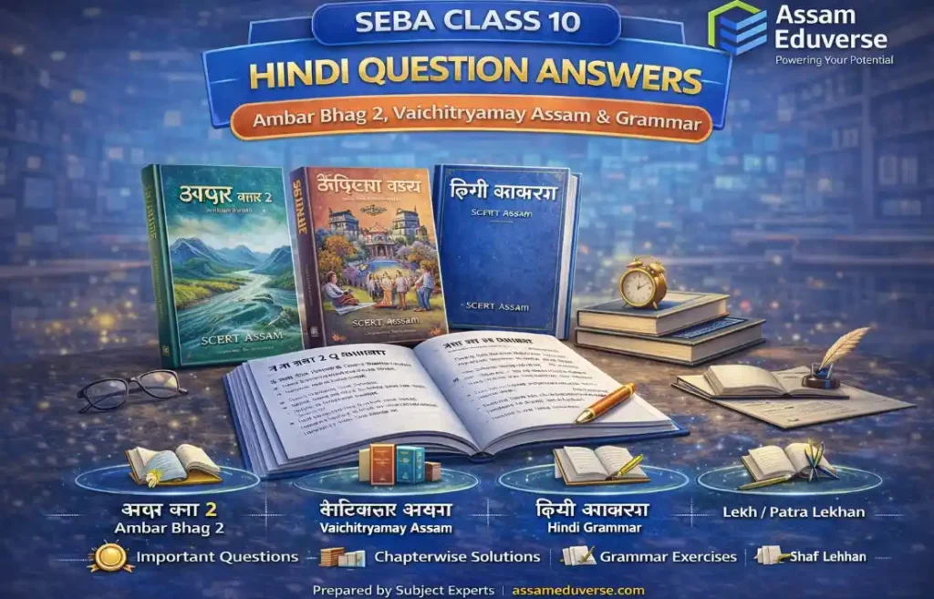 SEBA Class 10 Hindi Question Answers