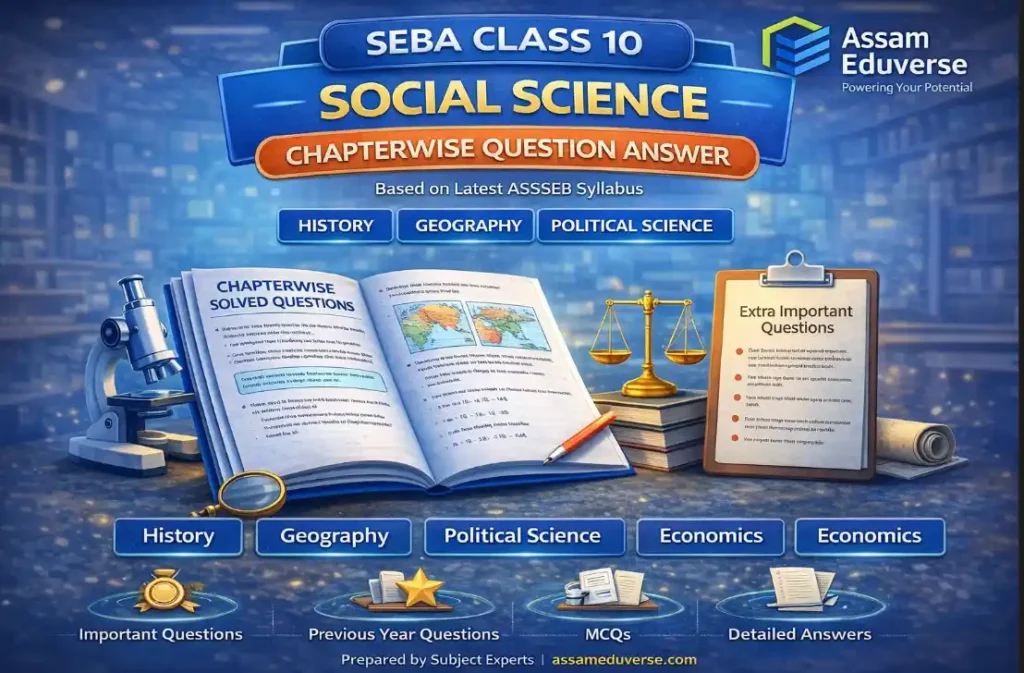 seba class 10 social science question answers history geography political science and economics