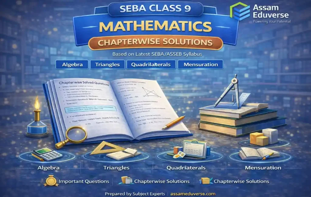 seba class 9 maths solutions chapterwise step by step answers