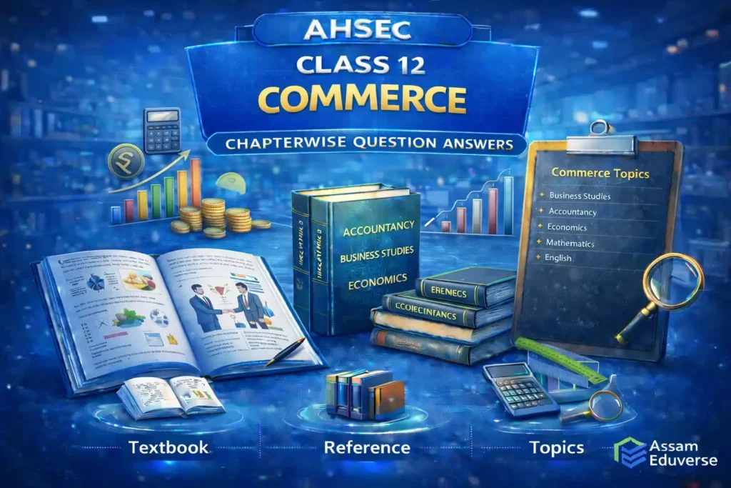 AHSEC Class 12 Commerce Chapterwise Question Answers as per Latest ASSEB Syllabus Solutions