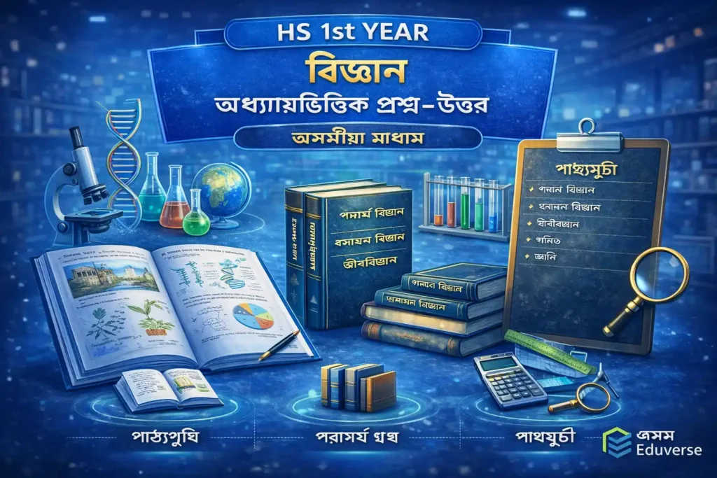 HS 1st Year Science Chapterwise Question Answer as per Latest ASSEB Syllabus Solutions