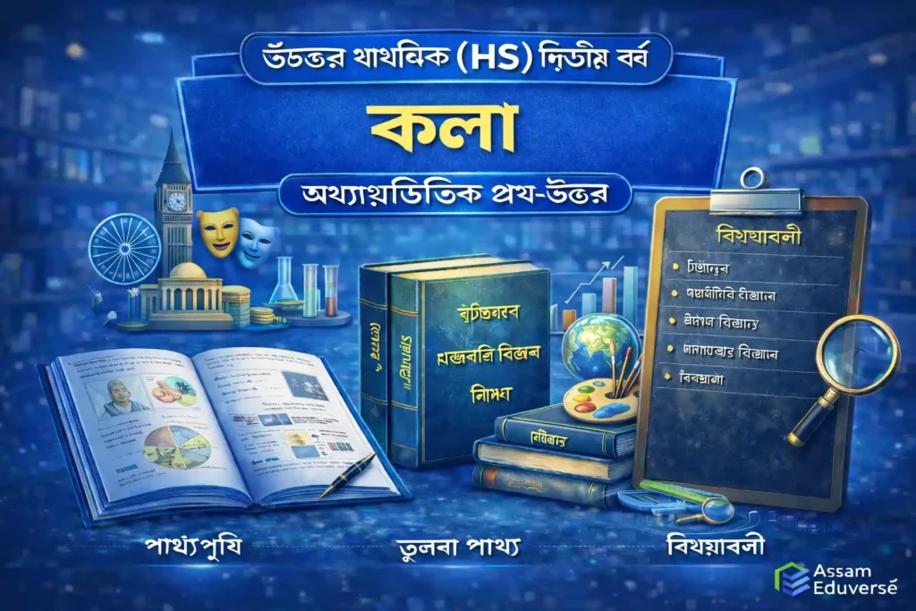 HS 2nd Year Arts Chapterwise Question Answer as per Latest ASSEB Syllabus Solutions