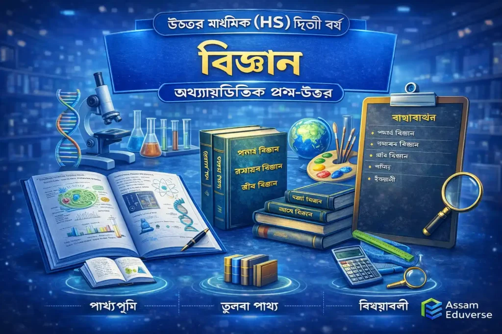 HS 2nd Year Science Chapterwise Question Answer as per Latest ASSEB Syllabus Solutions