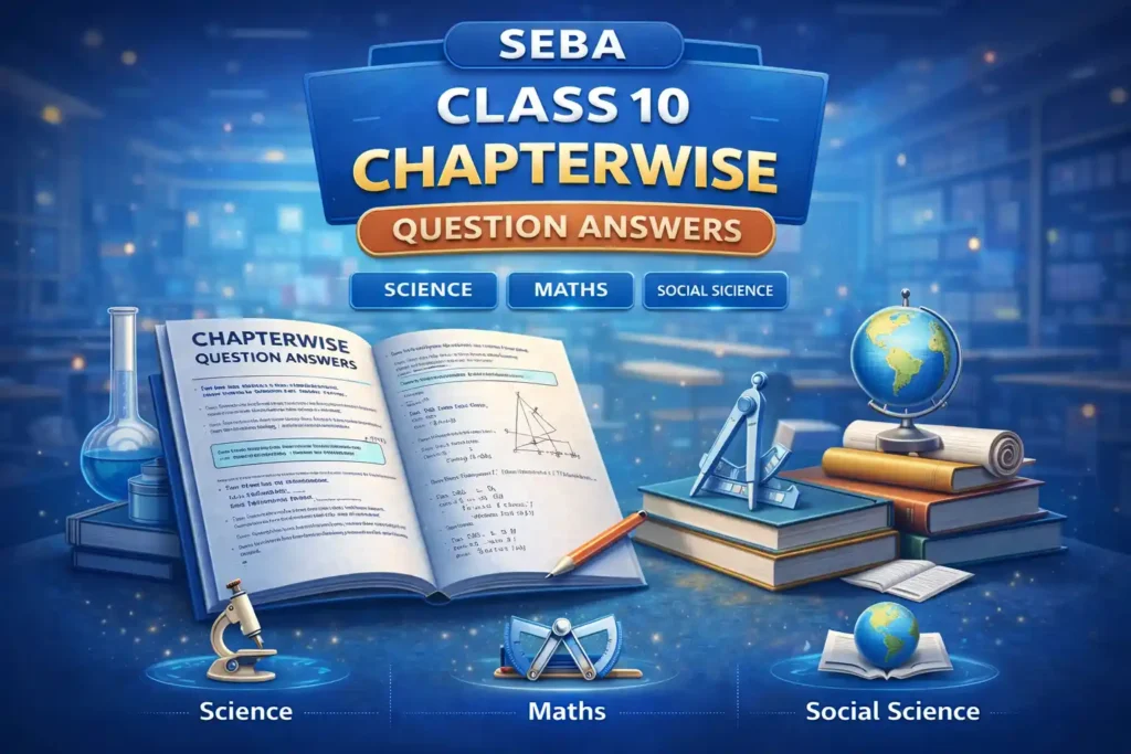 SEBA Class 10 Chapterwise Question Answers as per Latest ASSEB Syllabus Solutions