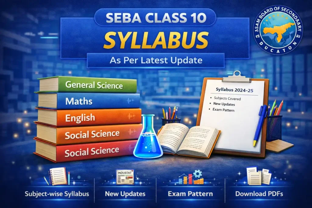 SEBA Class 10 Syllabus as per New ASSEB HSLC Guidelines