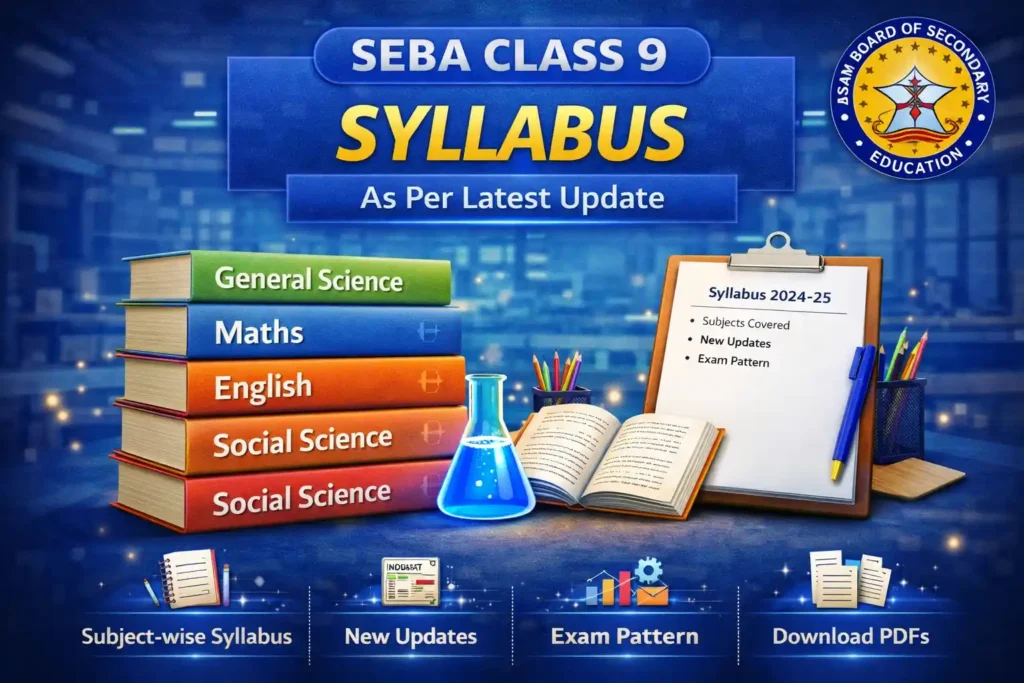 SEBA Class 9 Syllabus as per New ASSEB Guidelines