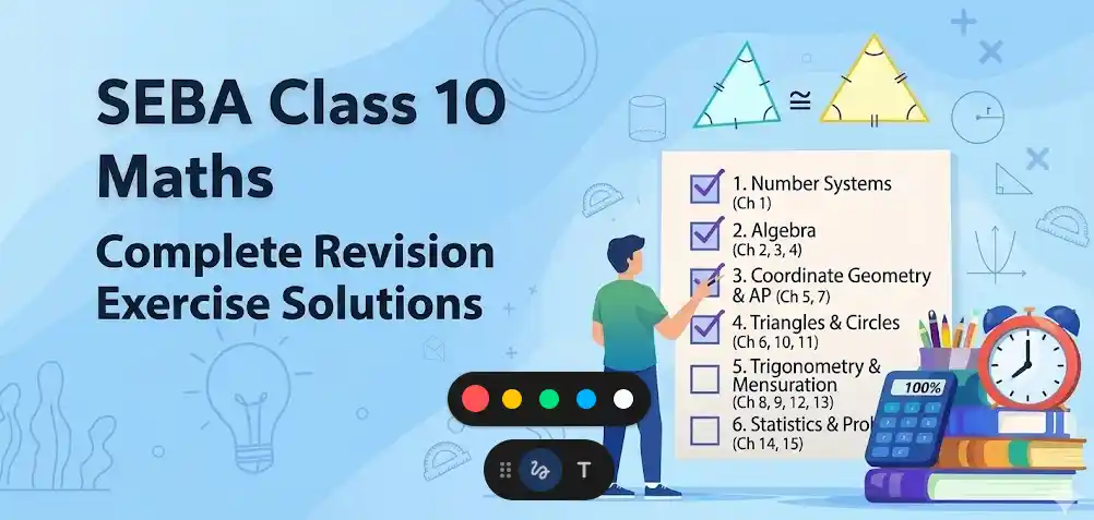 SEBA Class 10 Maths complete revision solutions all chapters