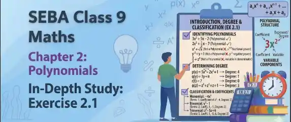 SEBA Class 10 Maths Chapter 2 Exercise 2.1 solutions answers
