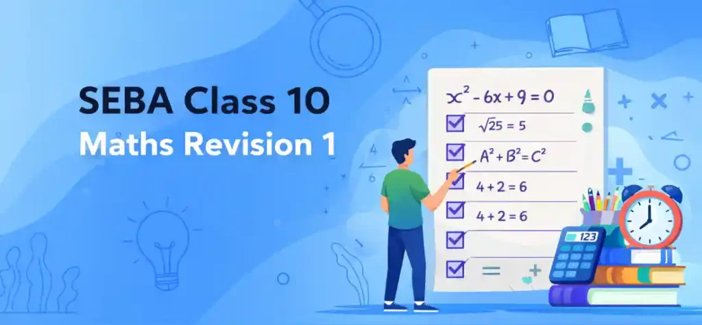 SEBA Class 10 Maths Revision 1 Solutions for exam preparation